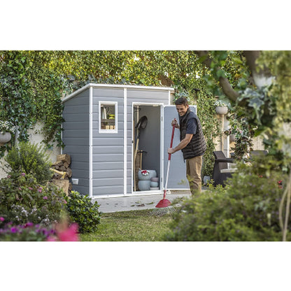 Keter Garden Tool Holder Manor 6X4 Pent Shockproof Resin