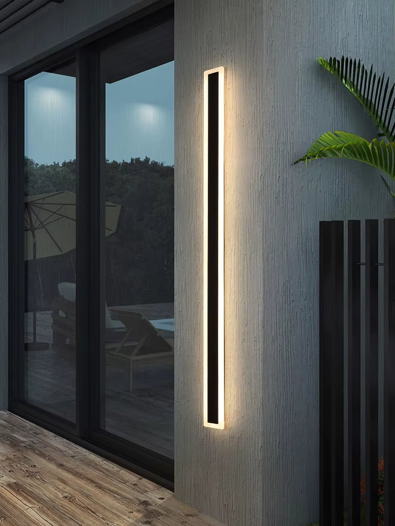 Outdoor Wall Lamp IP65 Waterproof Corridor Staircase Lamp LED Long Wall Lamp Outdoor Balcony Lamp Entrance Villa Garden Light
