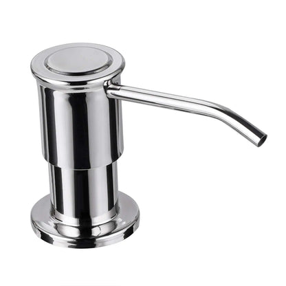 Samodra Liquid Soap Dispensers with 500Ml Bottle Stainless Steel Pump for Kitchen Sink Built in Chrome/Nickel Dispenser Soap