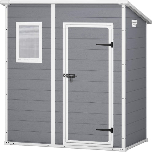 Keter Garden Tool Holder Manor 6X4 Pent Shockproof Resin