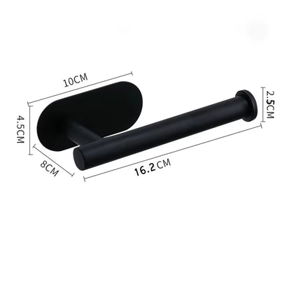 Stainless Steel Paper Towel Holder for Bathroom Kitchen No Punch Wall Mount Tissue Towel Roll Self Adhesive Toilet Storage Rack