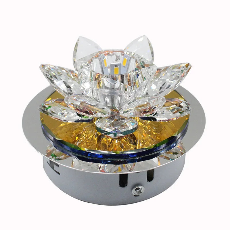 Modern LED Ceiling Lights Home Lighting Led Crystal Ceiling Light Ceiling Lamps for Living Room Lustre Crystal Dimming Lamp
