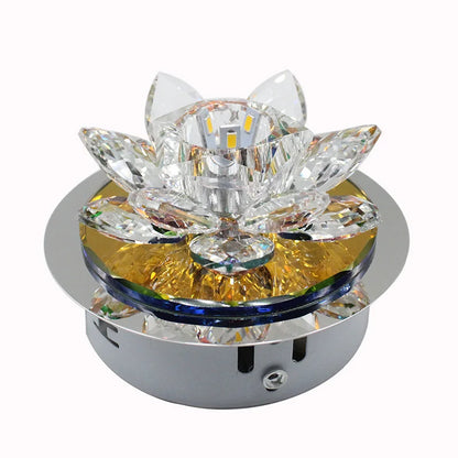 Modern LED Ceiling Lights Home Lighting Led Crystal Ceiling Light Ceiling Lamps for Living Room Lustre Crystal Dimming Lamp