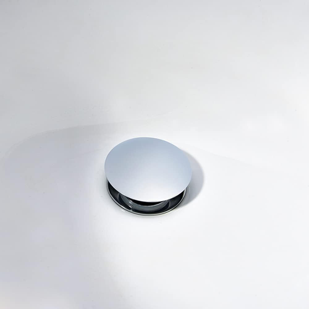 Bathroom Vessel Sink Drain without Overflow for Big 1 3/4" Drain Opening Only - Pop up Drain,Chrome,Y1618W-Ch